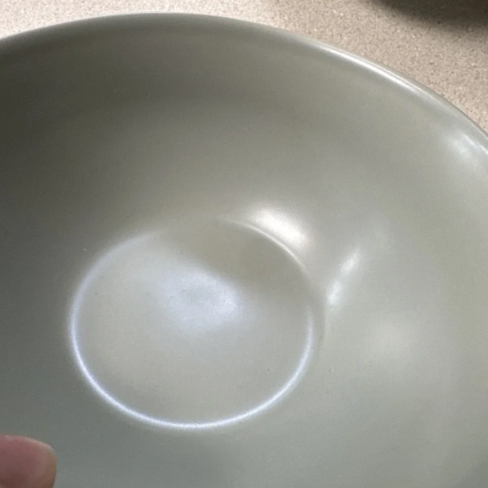 Set of 4 FABLE Modern Ceramic Dinner Bowls 6.25